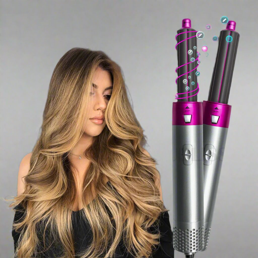 Professional Supersonic Blow Hair Dryer - 5-in-1 Airflow Blow Dryer-Essentials-AVARATI