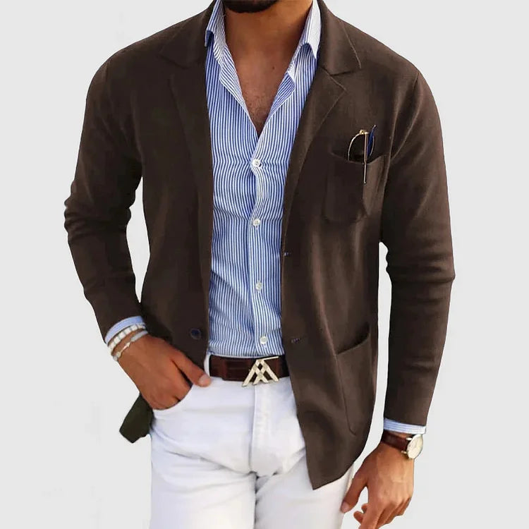 Avarati Men’s Classic Blazer – Lightweight Tailored Fit Jacket for Business Casual & Events