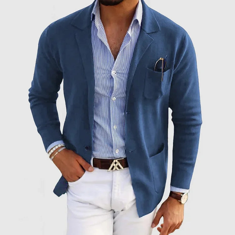 Avarati Men’s Classic Blazer – Lightweight Tailored Fit Jacket for Business Casual & Events