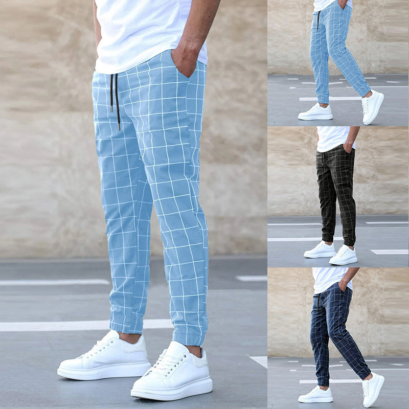 CheckEase Checked Pants