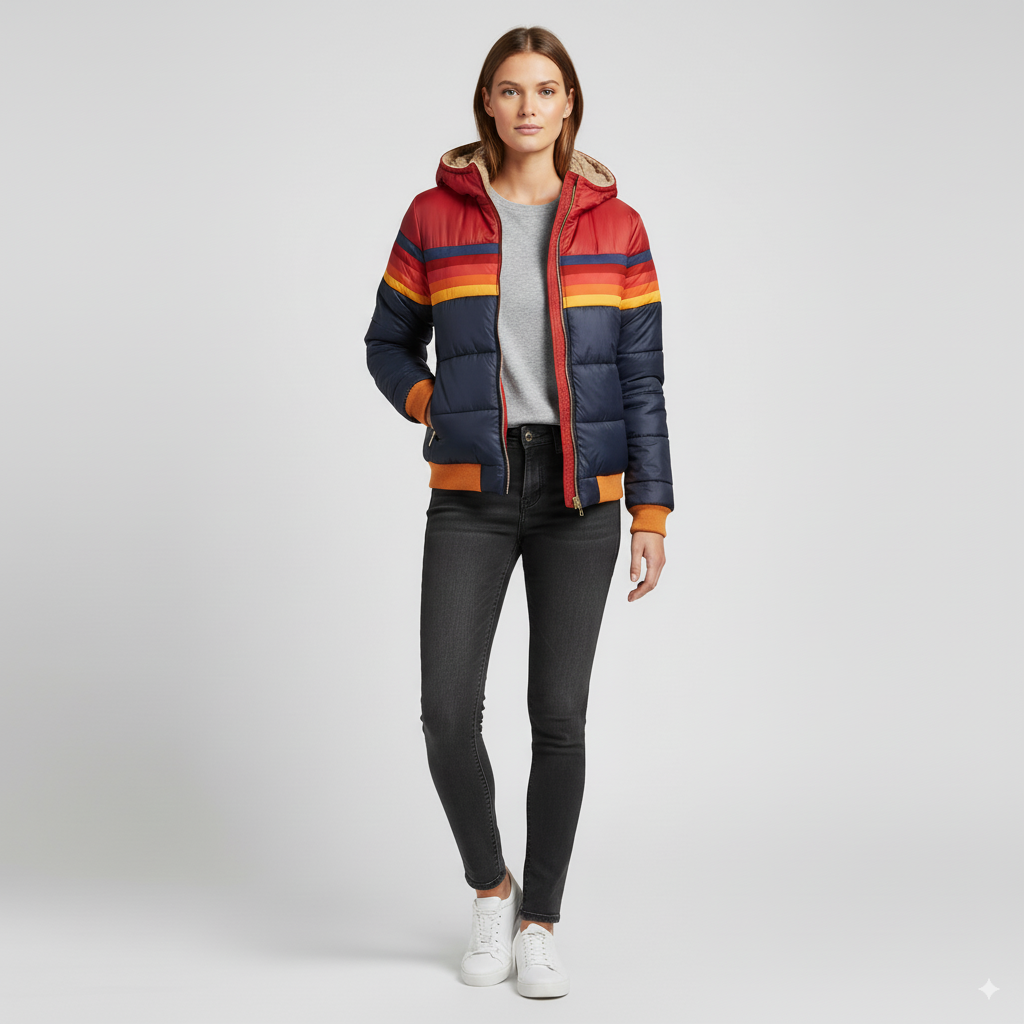 Avarati Retroblock Puffer Jacket