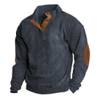 Avarati Men’s Rustic Patches Sweater