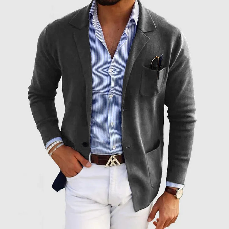 Avarati Men’s Classic Blazer – Lightweight Tailored Fit Jacket for Business Casual & Events
