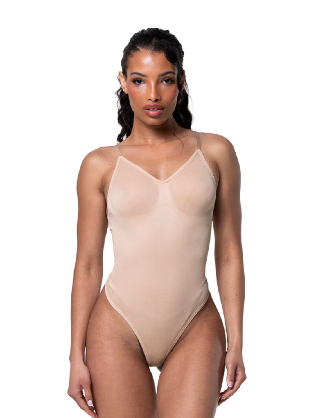 Low Back Snatched Thong Bodysuit