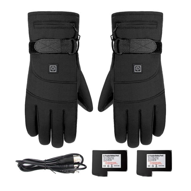 Snowproof Rechargeable Gloves - Waterproof Heated Touch Screen Winter Gloves-AVARATI