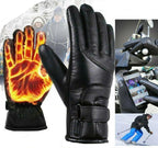 Premium Winter Waterproof Gloves - Heated Electric Gloves with Touch Screen Sensor-AVARATI